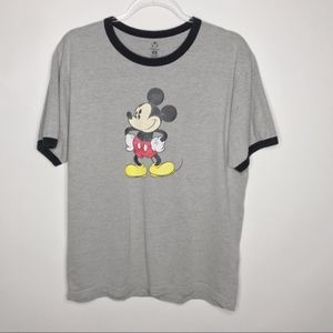 Men's • DISNEY • Mickey Mouse Ringer T-Shirt • M